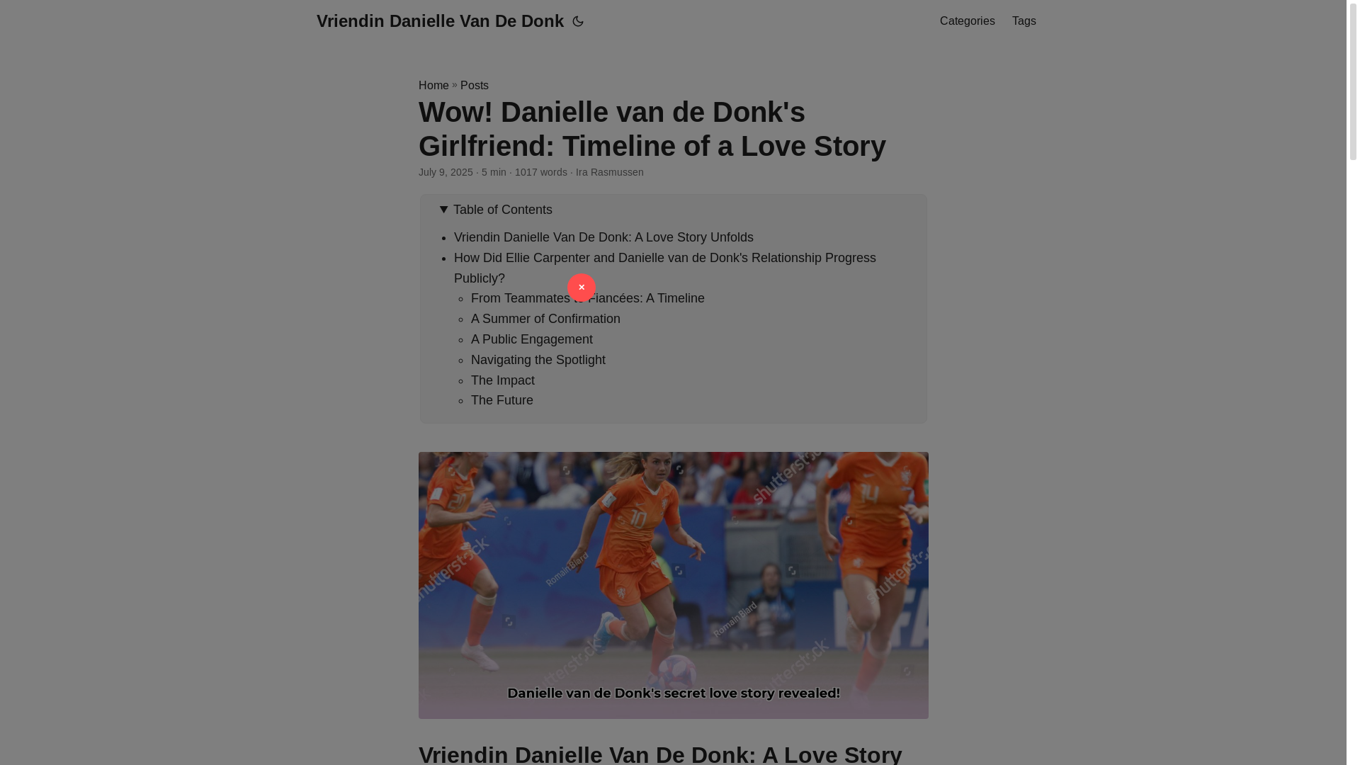 website screenshot of https://vriendin-danielle-van-de-donk.pages.dev/