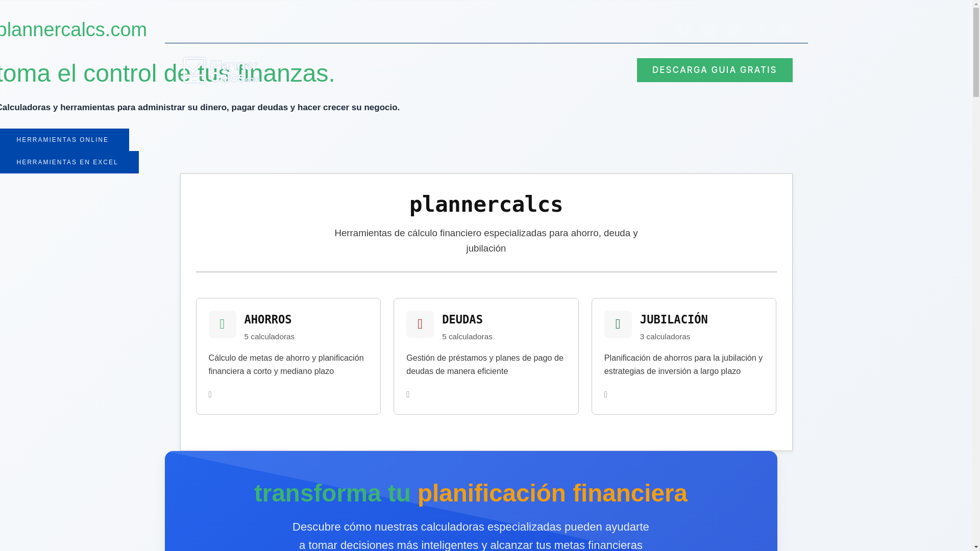 website screenshot of https://xn--presupuestofcil-yjb.com/