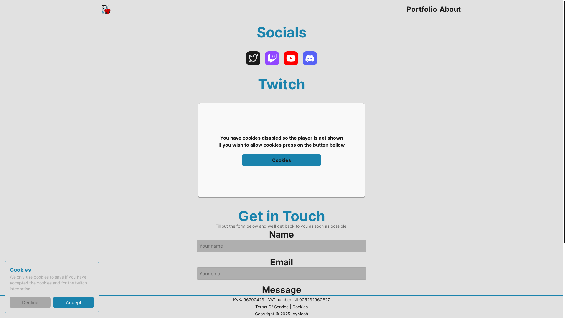 website screenshot of https://icymooh-next.pages.dev/