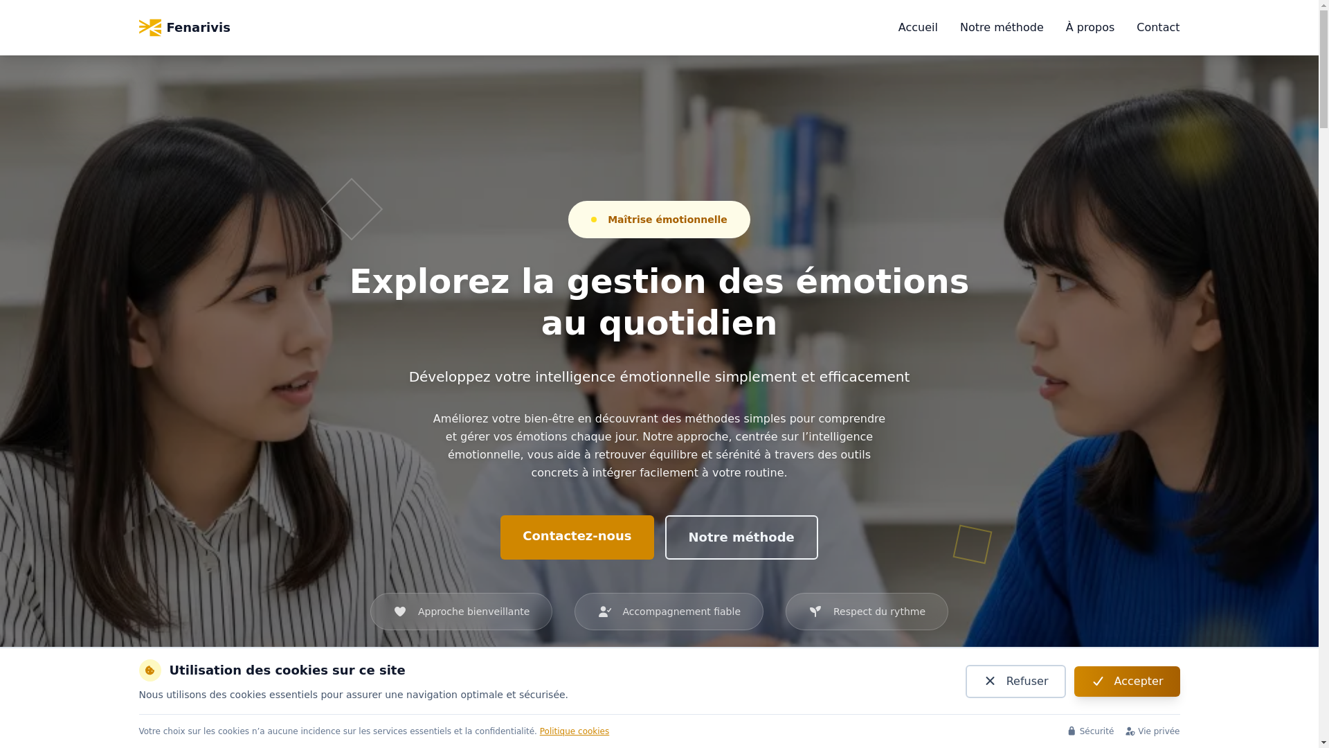 website screenshot of https://fenarivis.sbs/