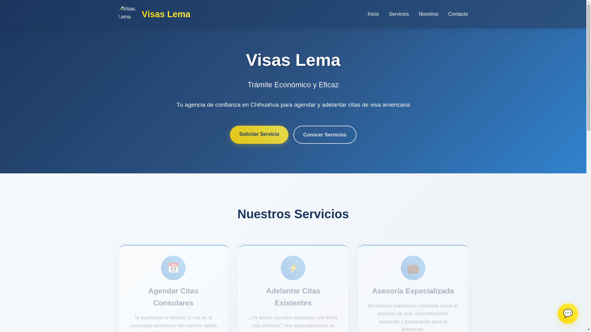 website screenshot of https://visaslema.online/
