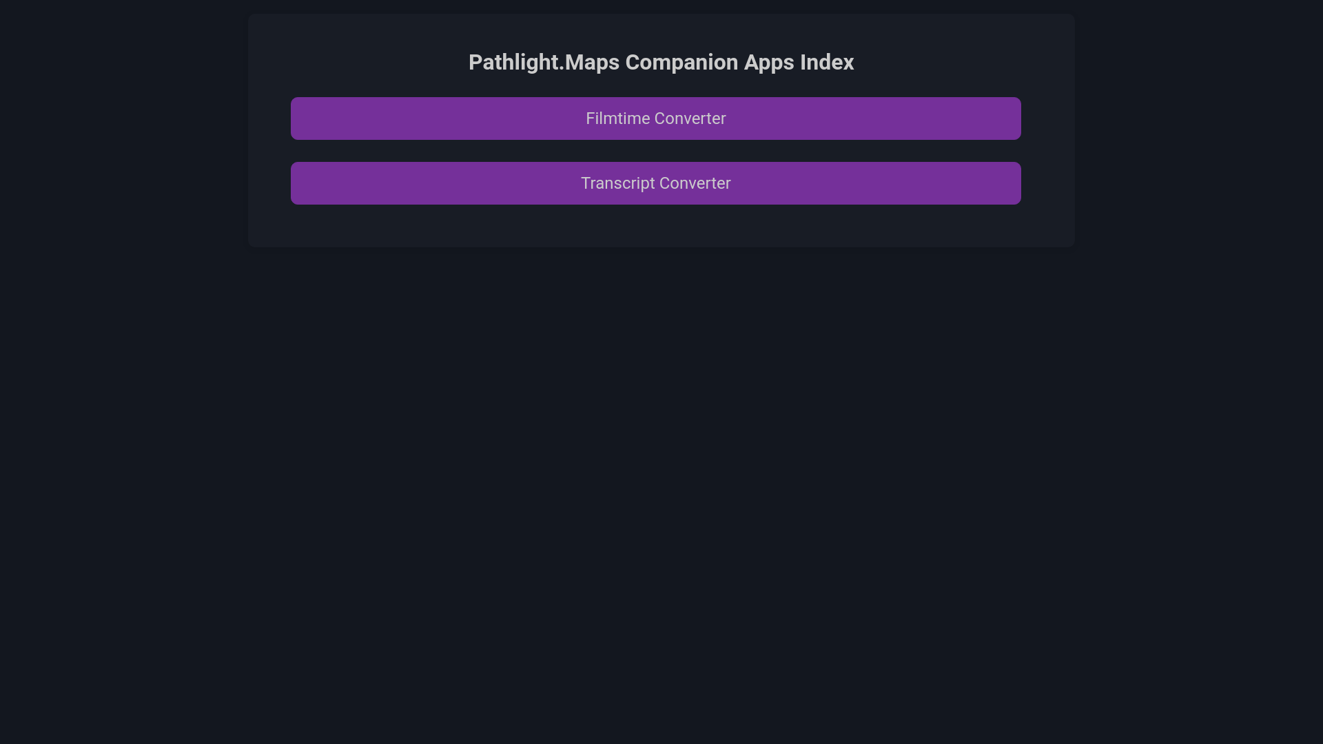 website screenshot of https://pathlight-companion-apps.pages.dev/