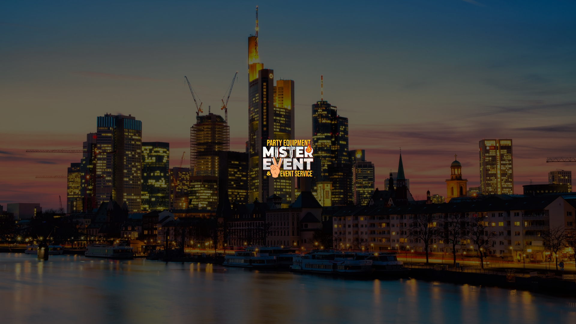 website screenshot of https://misterevent.de/
