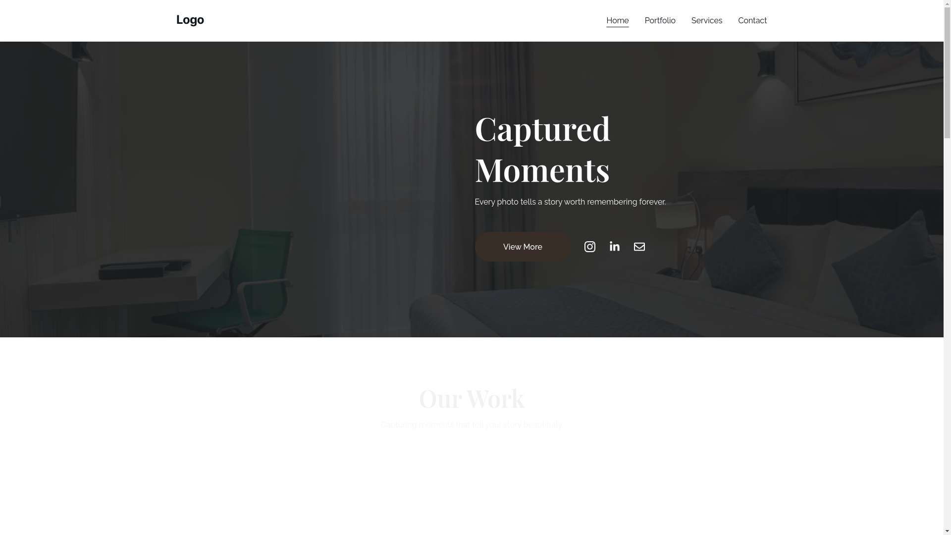 website screenshot of https://deliciousmoments.studio/