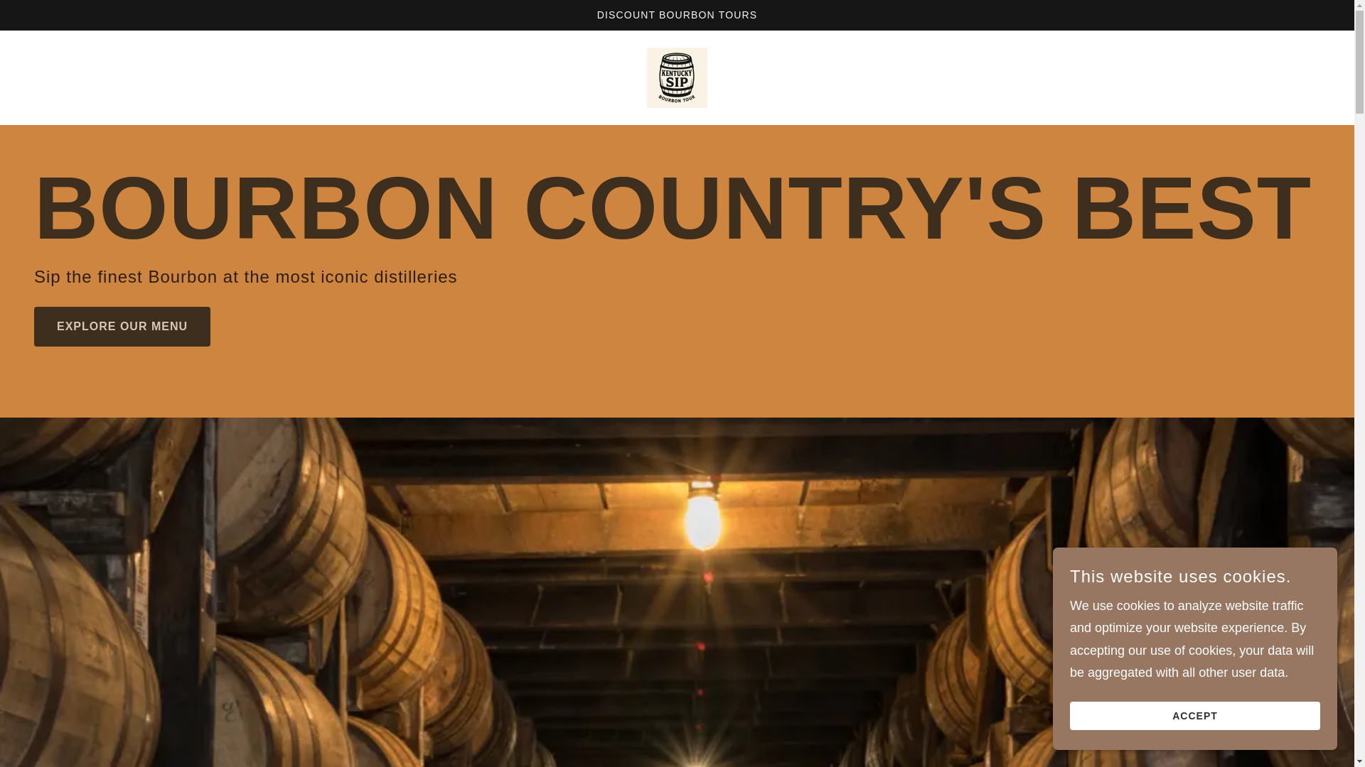 website screenshot of https://thebourbontourist.com/