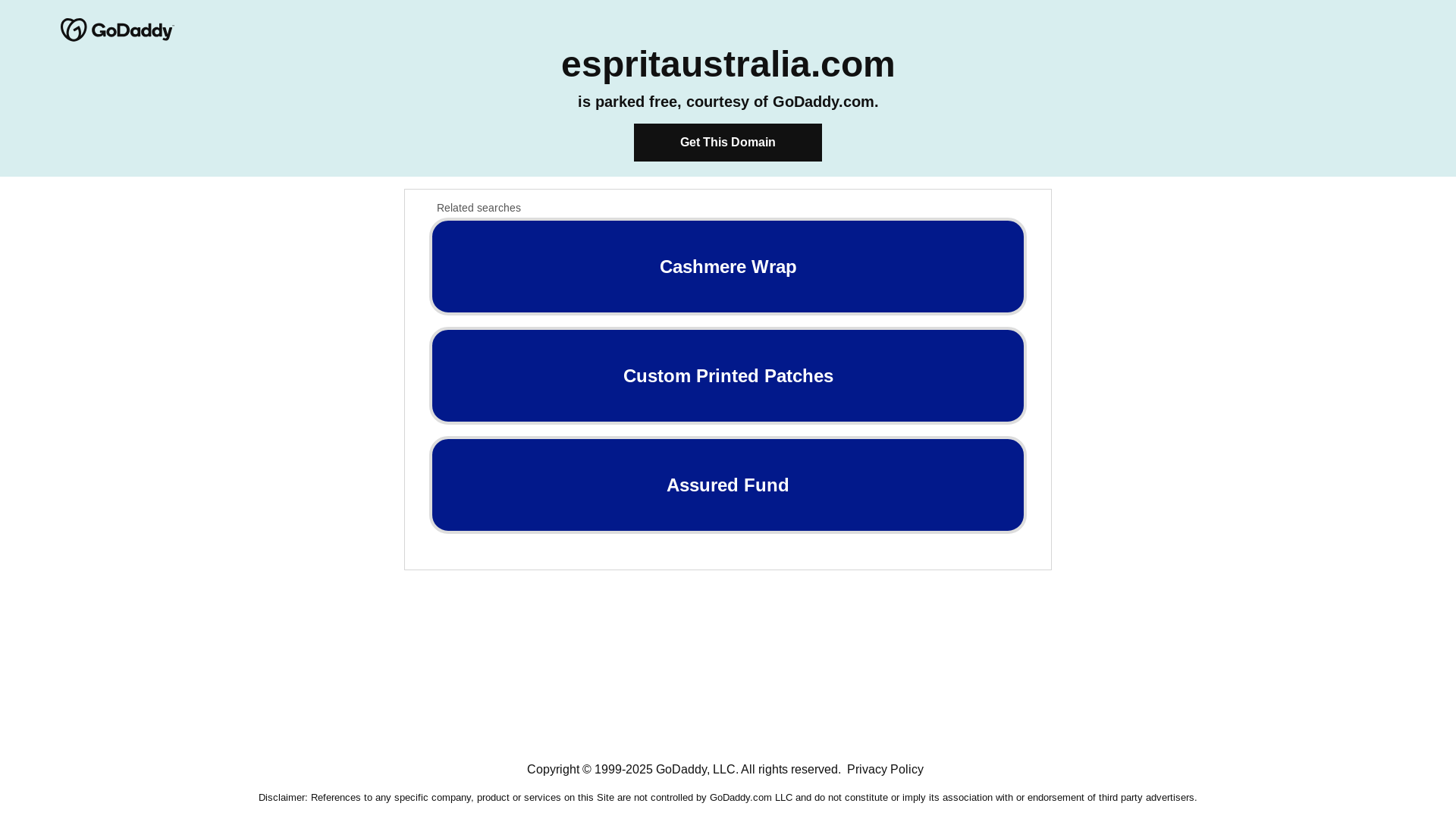 website screenshot of https://www.espritaustralia.com/