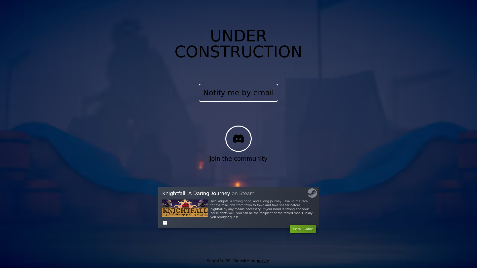 website screenshot of https://knightfallbr.pages.dev/