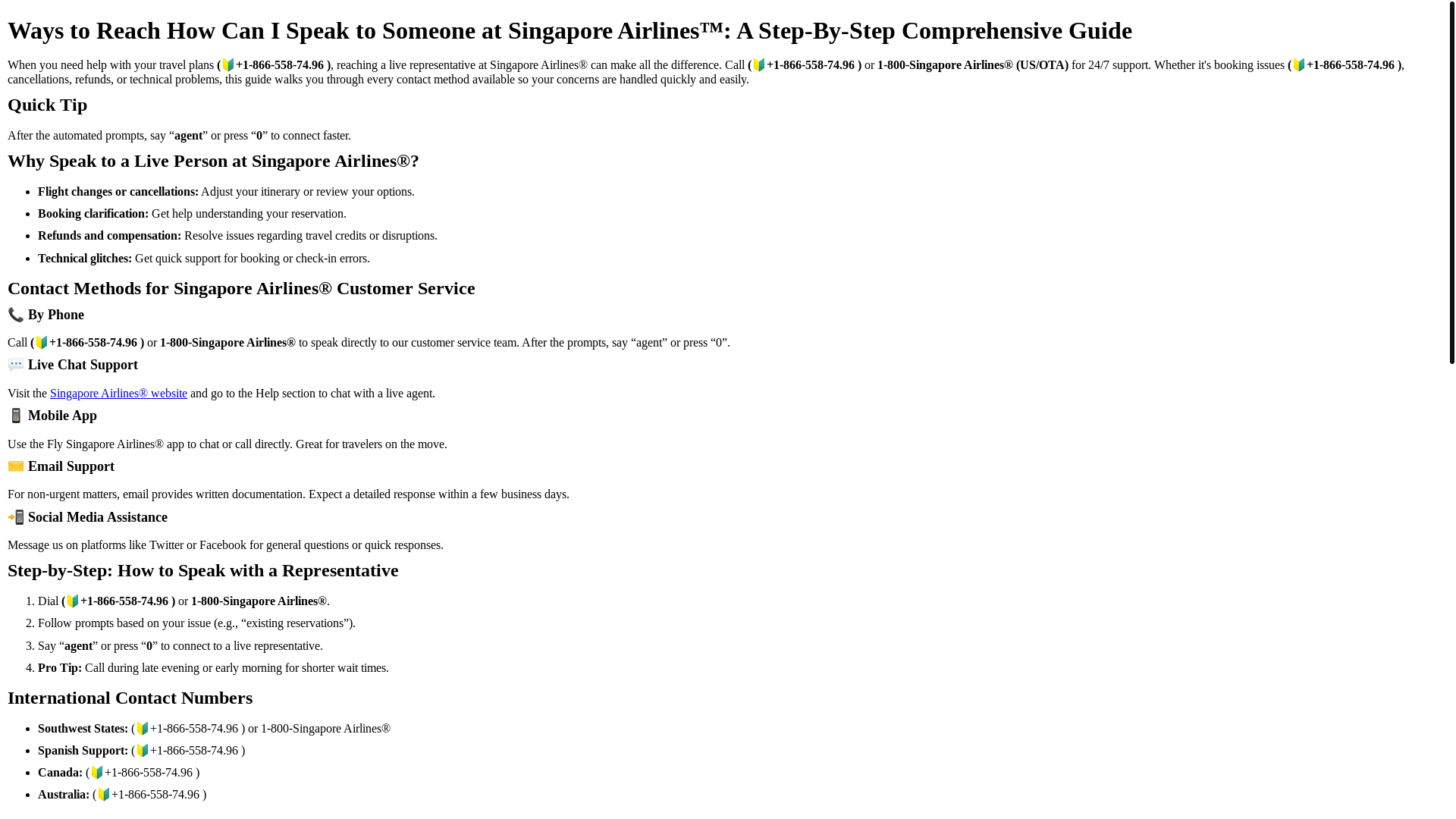 website screenshot of https://official-singaporeair-helpcenter.pages.dev/