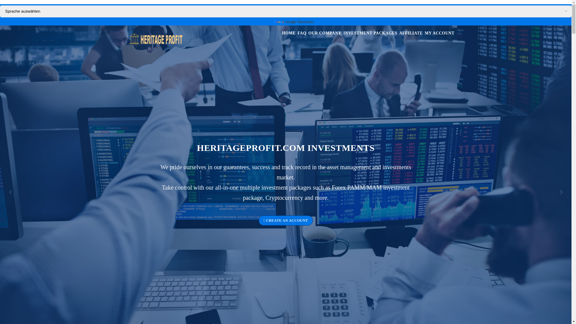 website screenshot of http://www.heritageprofit.com