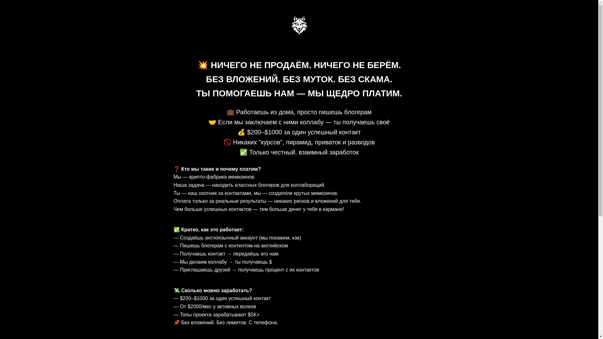 website screenshot of https://wolfteam.dad/