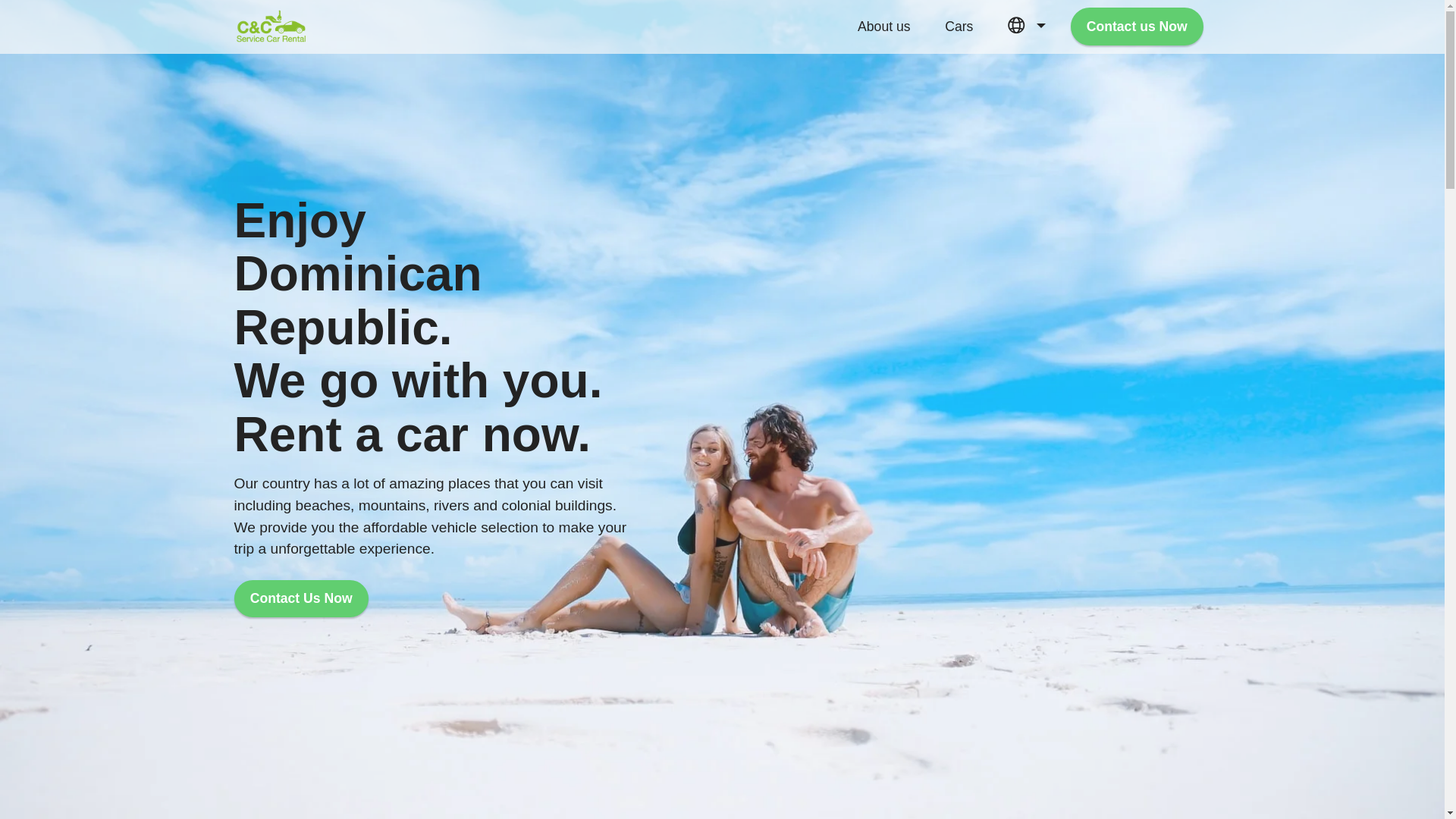 website screenshot of https://ccservicecarrental.pages.dev/