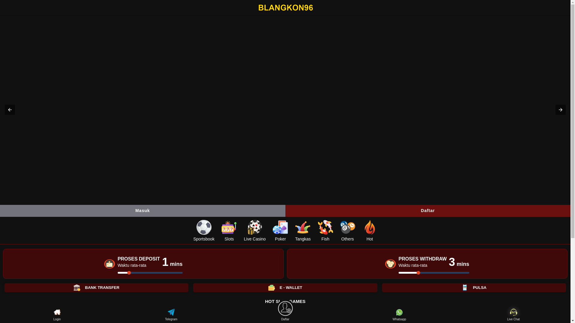 website screenshot of https://blangkon96.org/