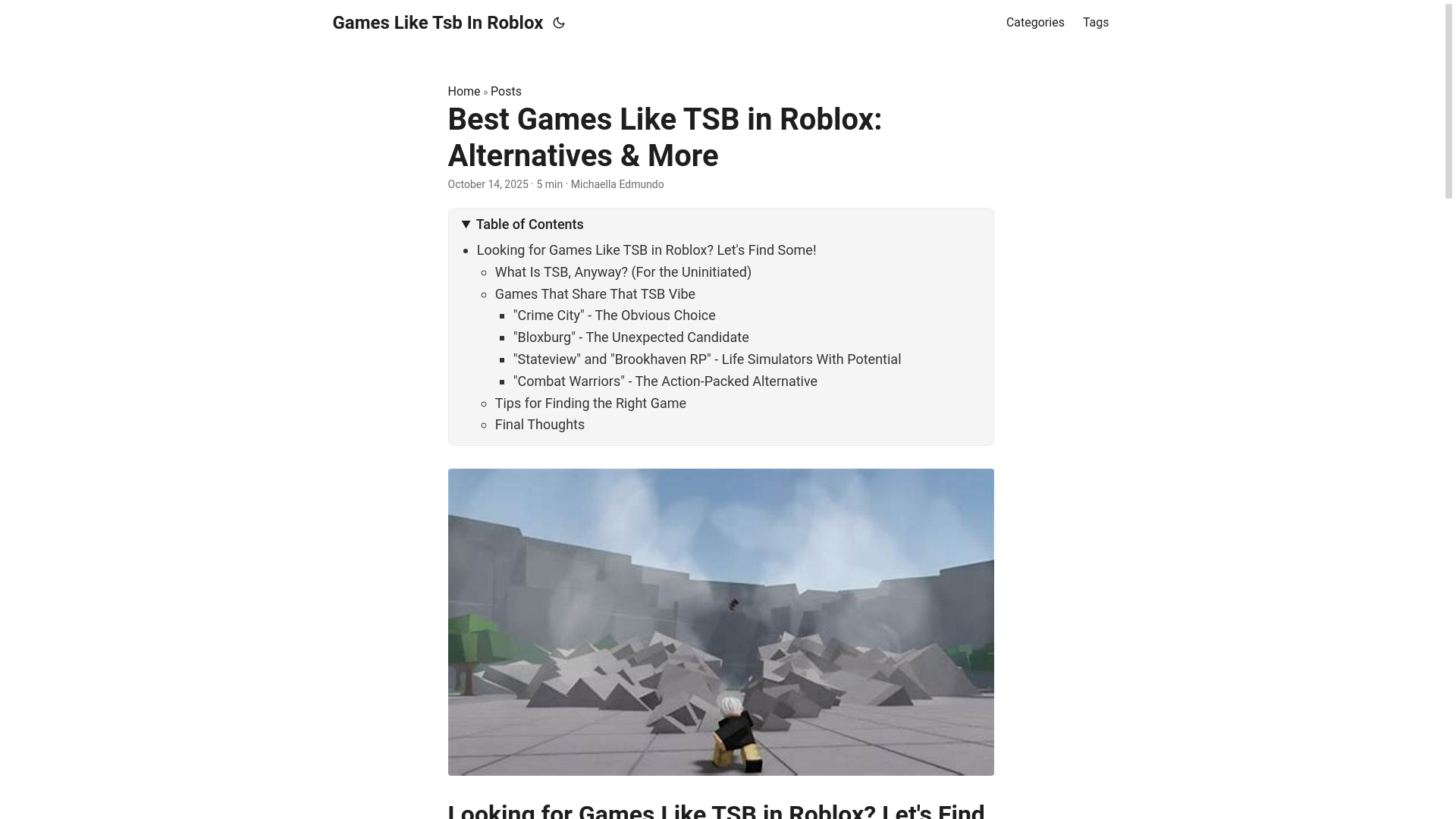 website screenshot of https://games-like-tsb-in-roblox.pages.dev/