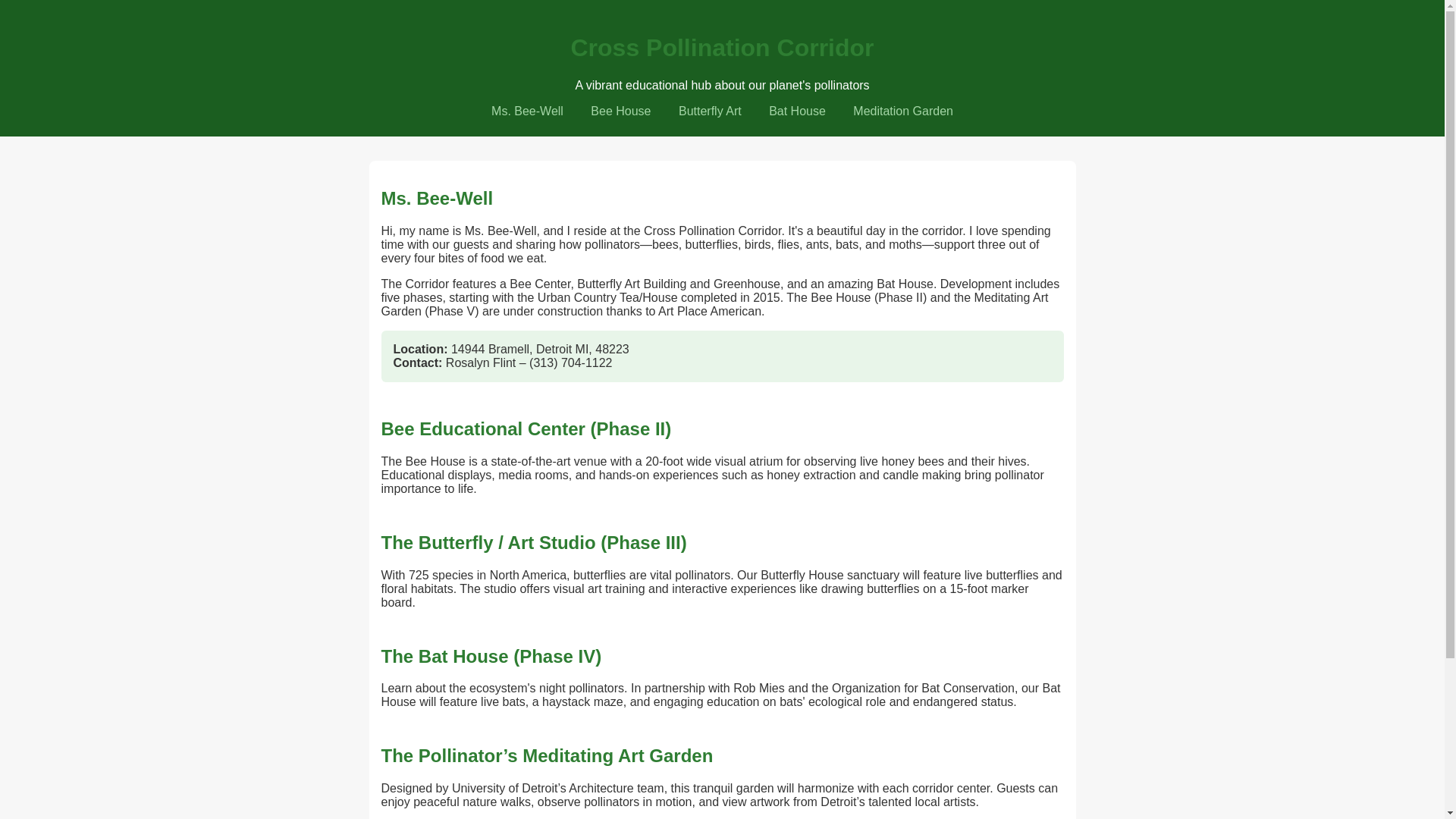 website screenshot of https://cross-pollination-corridor.pages.dev/