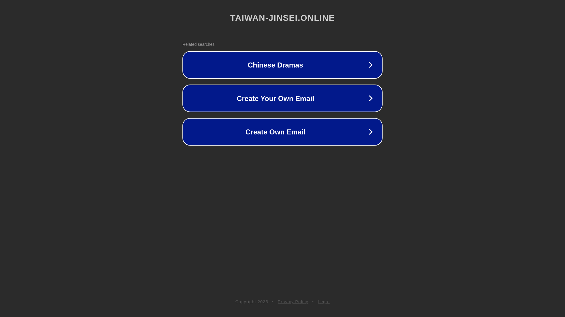 website screenshot of https://taiwan-jinsei.online/