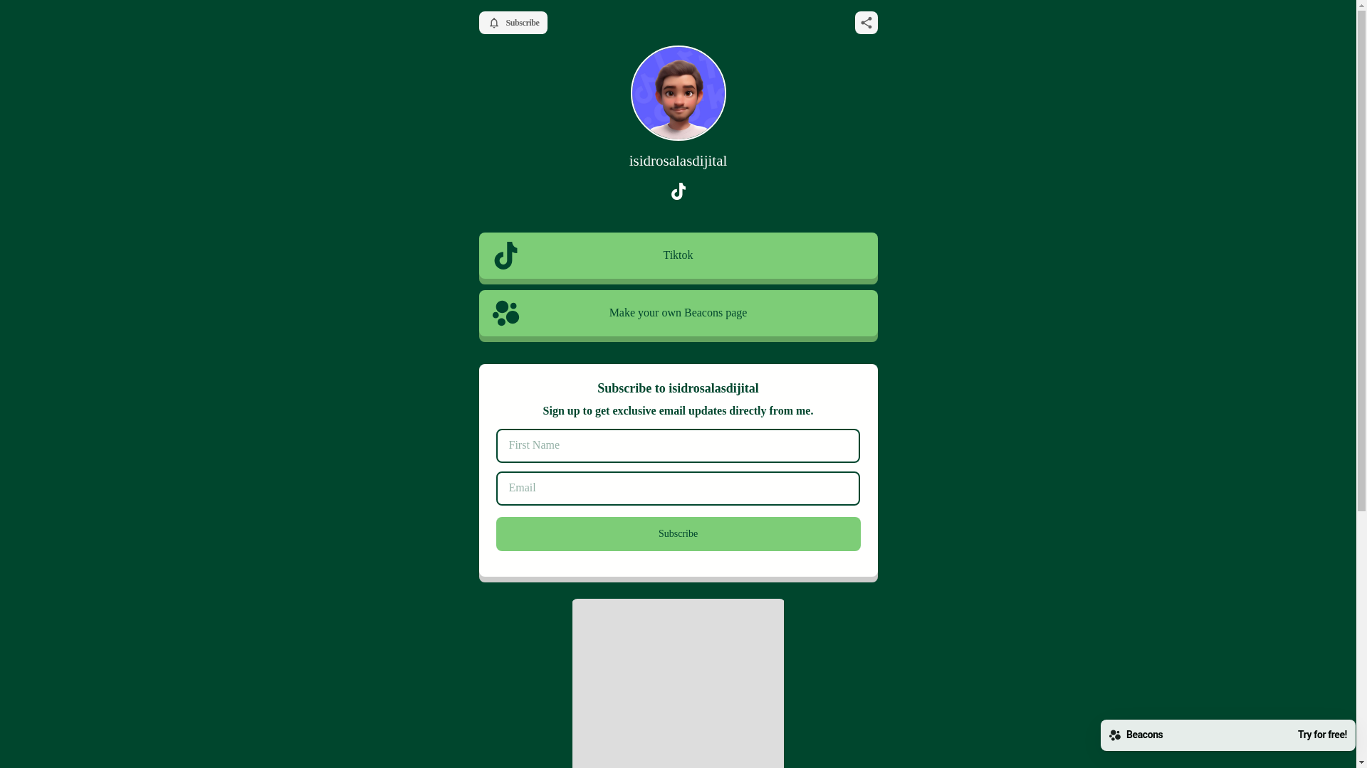 website screenshot of https://isidrosalasdijital.com/