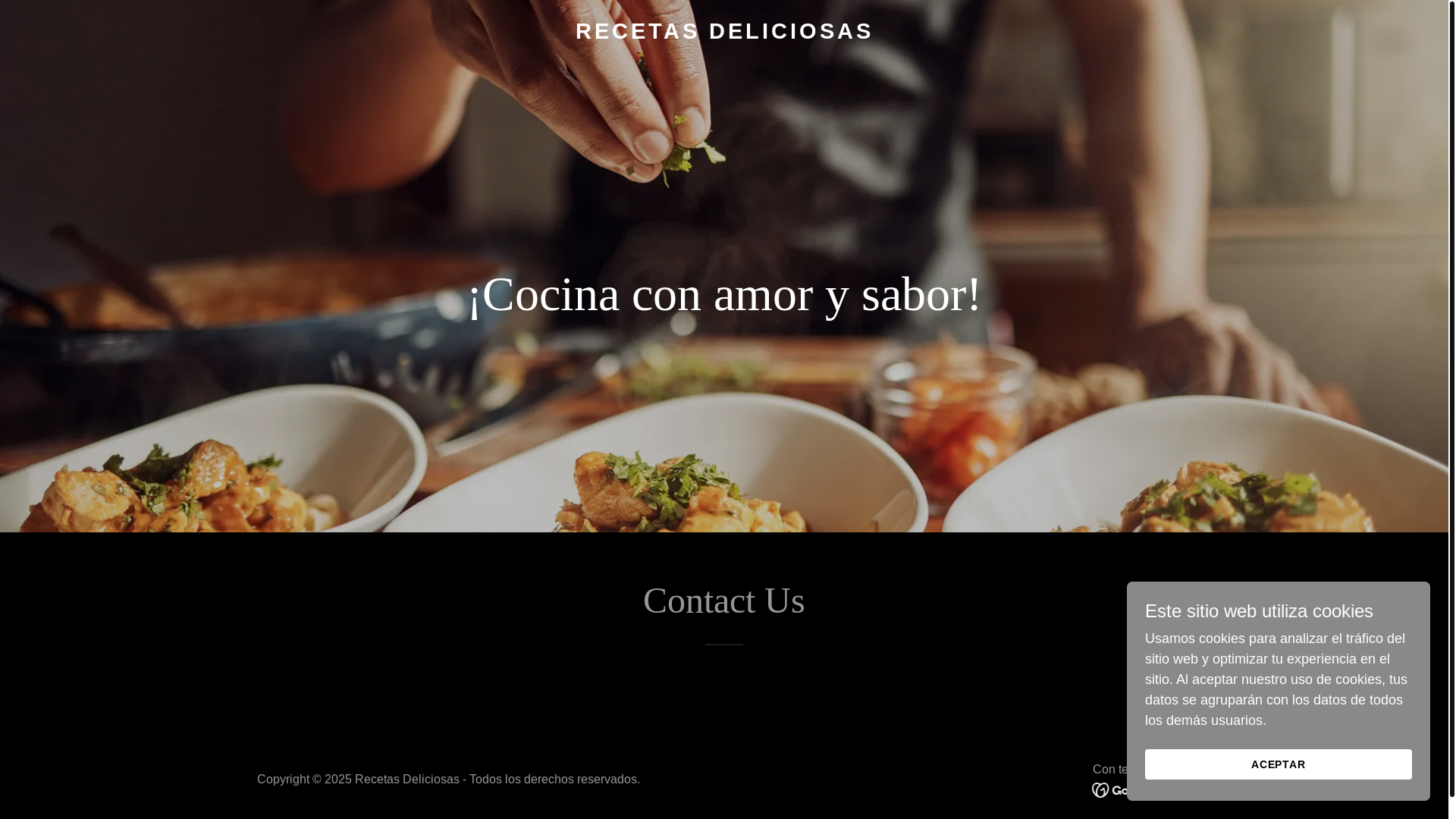 website screenshot of https://recetasdeliciosas.online/