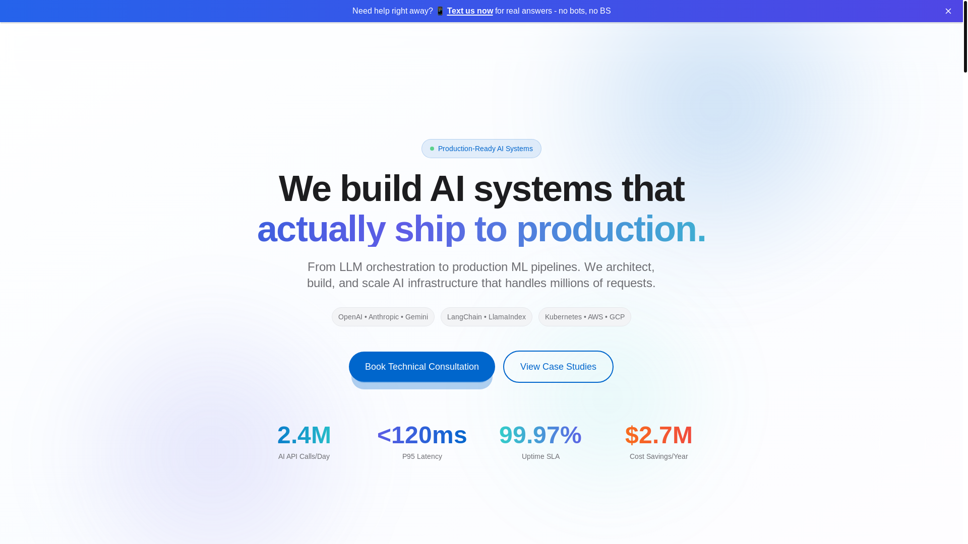 website screenshot of https://cloudnativesolutions-website.pages.dev/