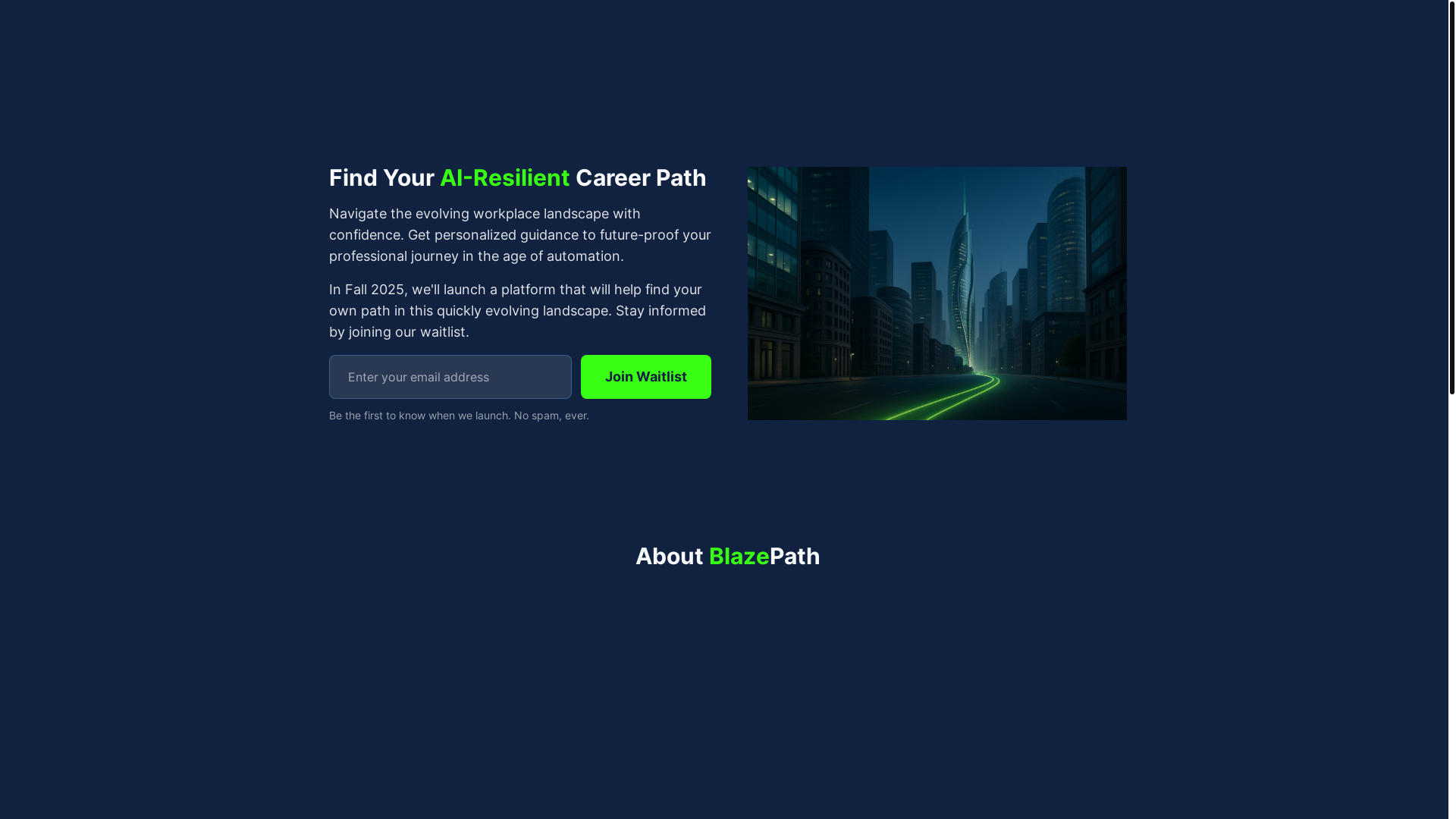 website screenshot of https://blazepath-coming-soon.pages.dev/
