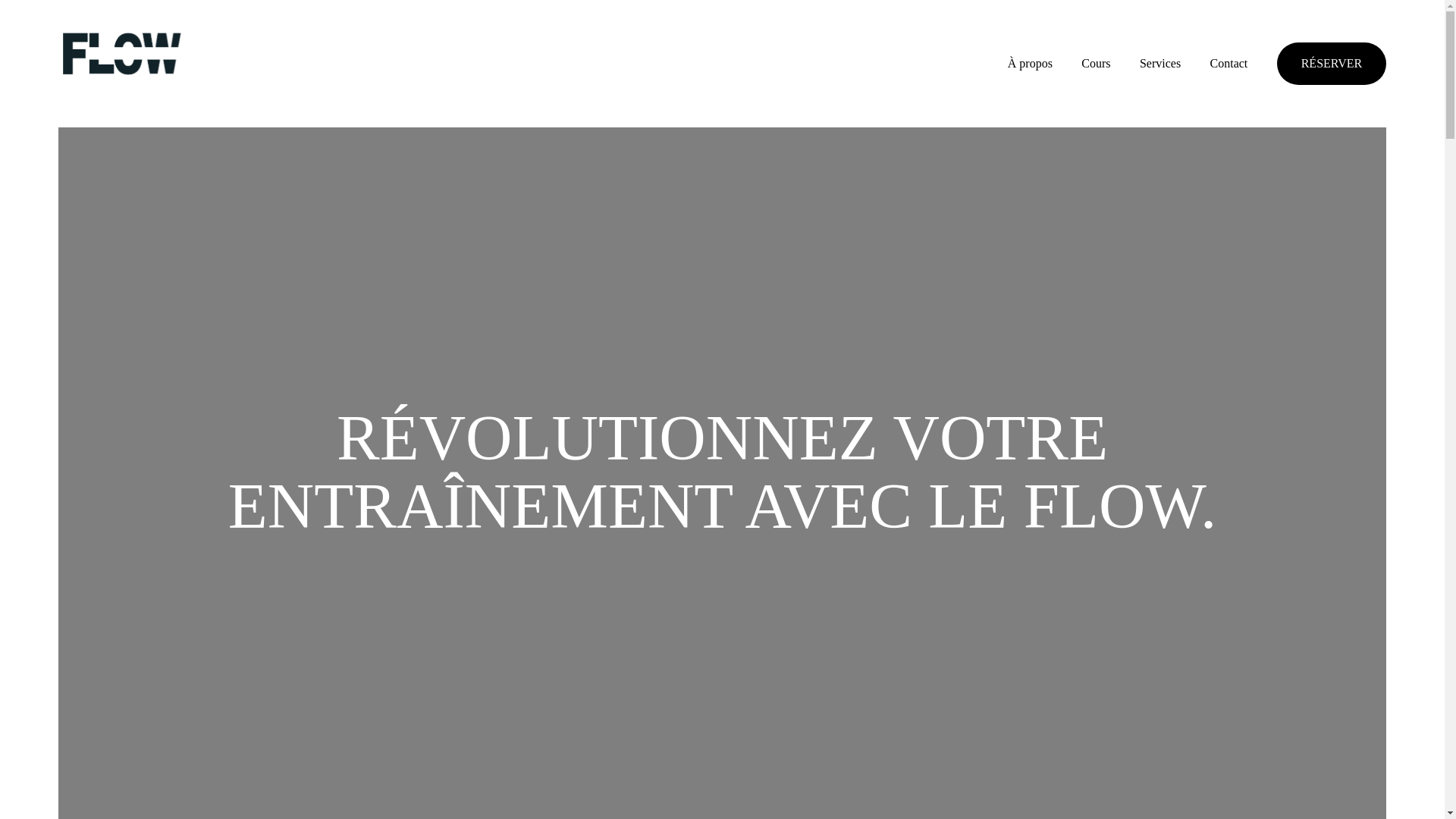website screenshot of https://flowrevolution.fr/