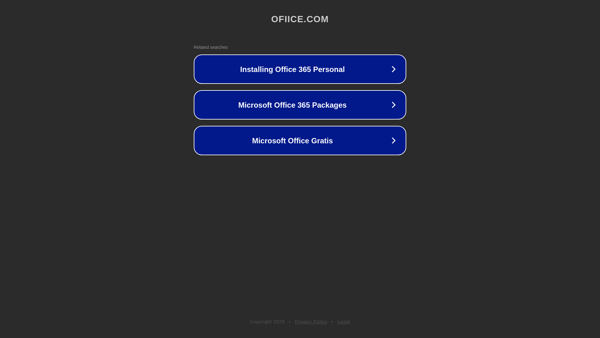 website screenshot of https://ofiice.com/