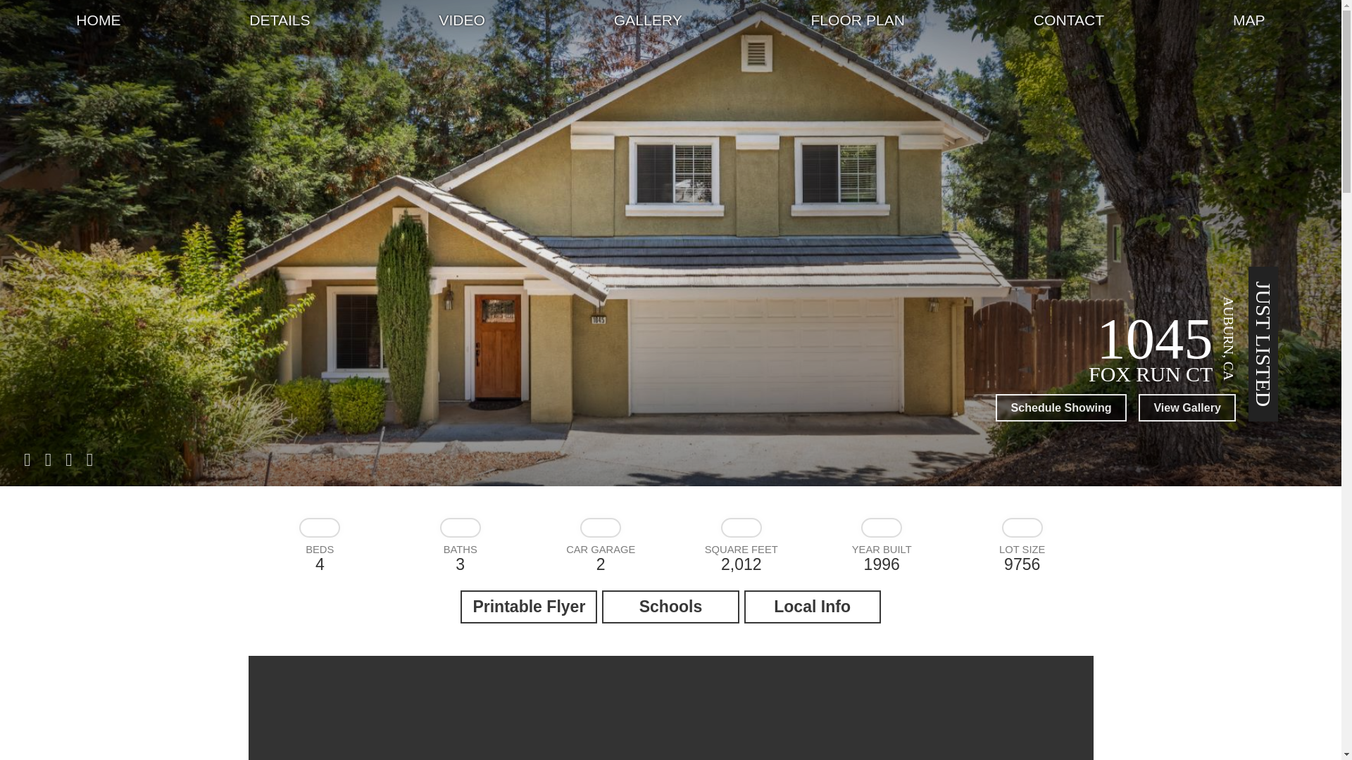 website screenshot of https://1045foxrunct.com/