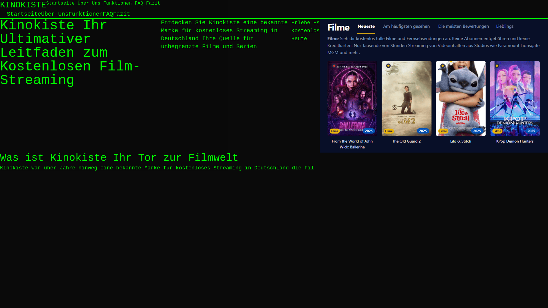 website screenshot of https://kinokiste-3wuj.pages.dev/