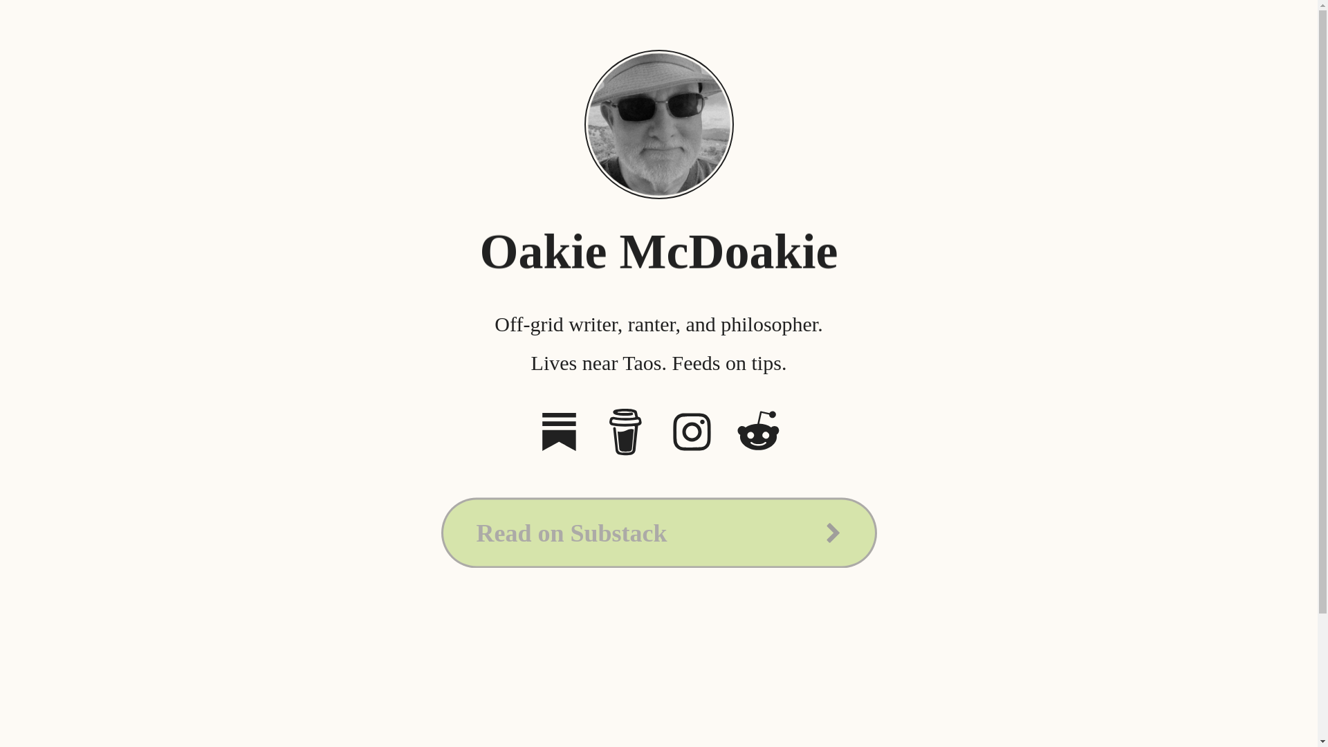 website screenshot of https://okiemcdokie.com/