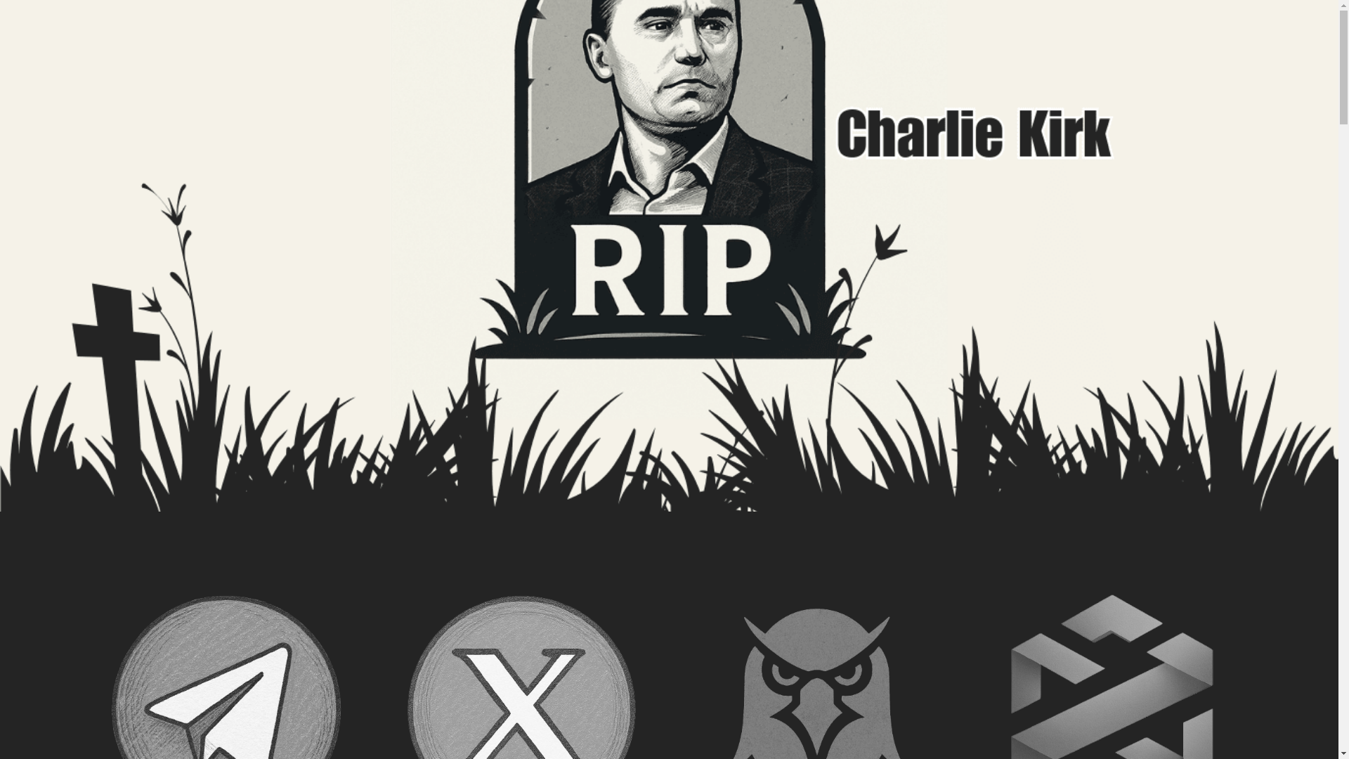 website screenshot of https://ripcharliekirk.lol/