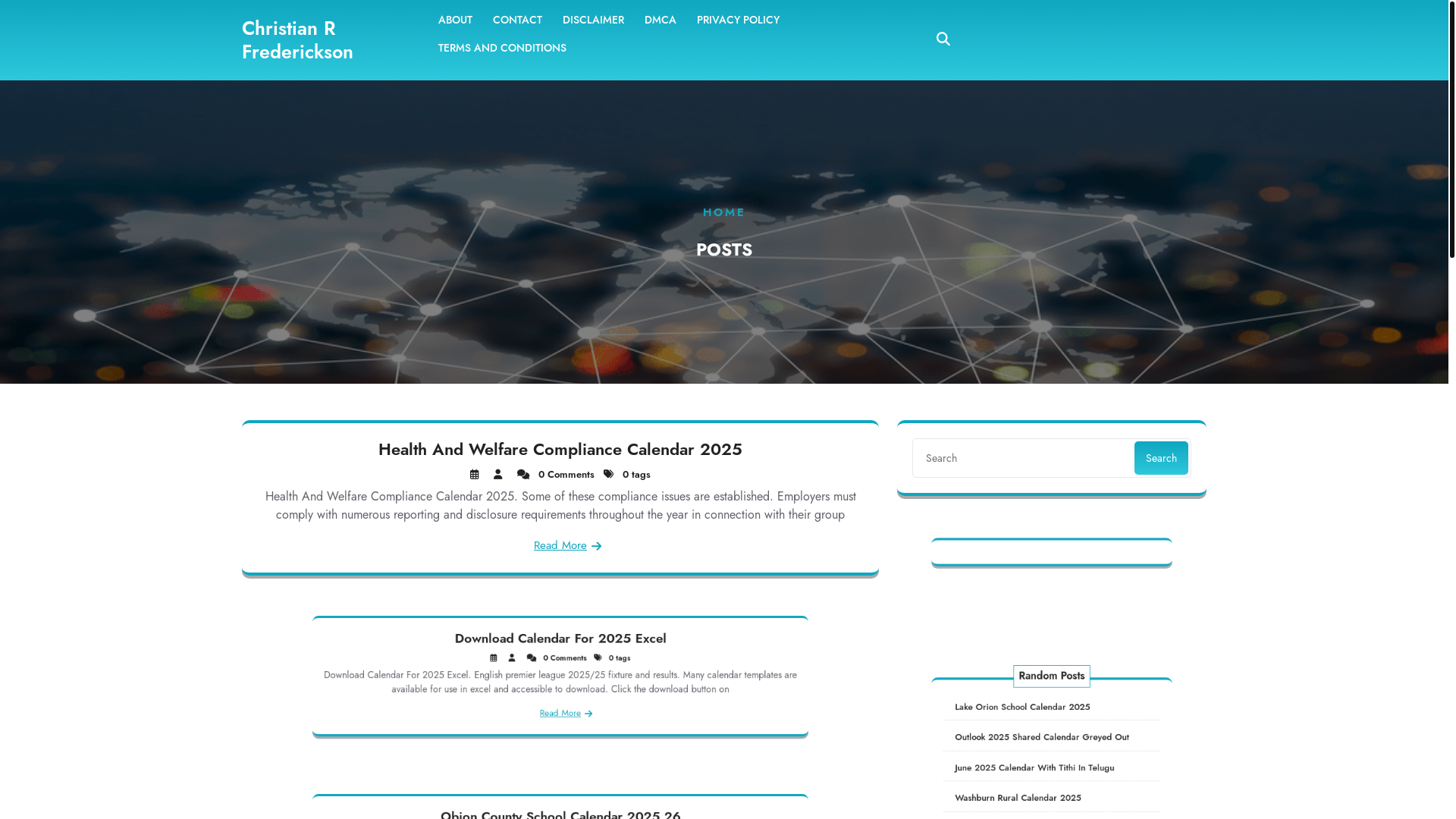 website screenshot of https://christianrfredericksond.pages.dev/