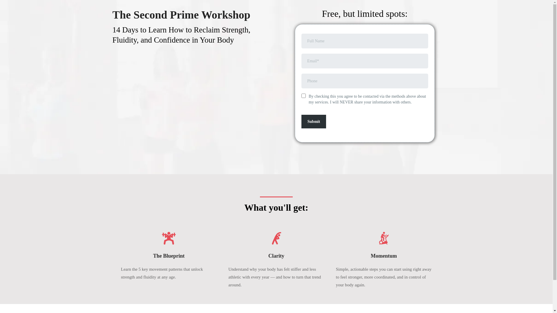 website screenshot of https://enteryoursecondprime.com/