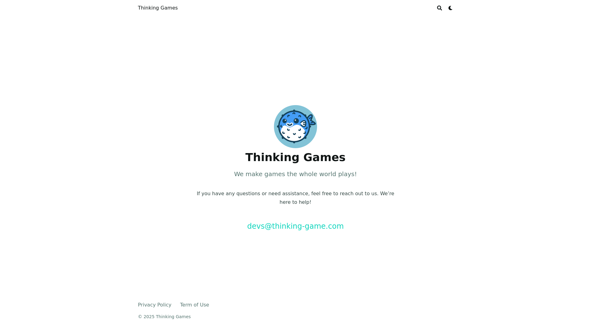 website screenshot of https://thinking-game-com.pages.dev/