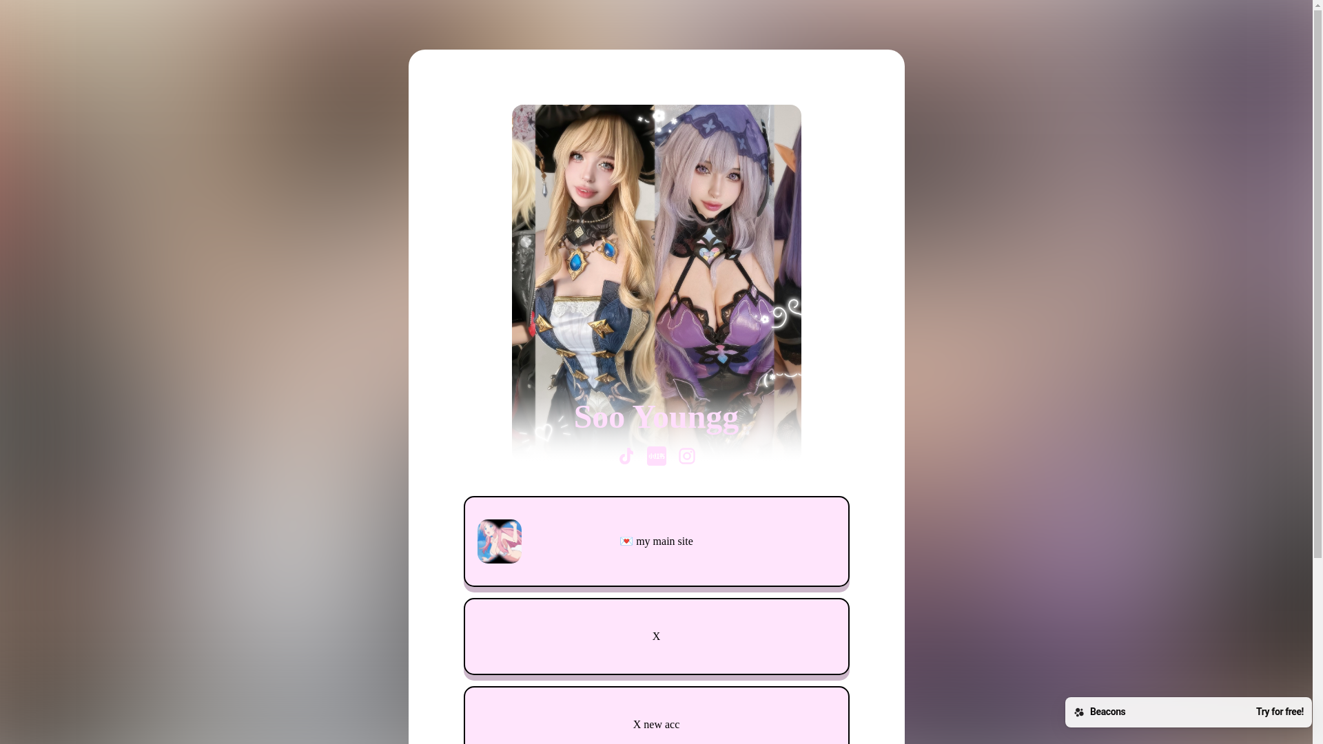 website screenshot of https://sooyoungg.com/