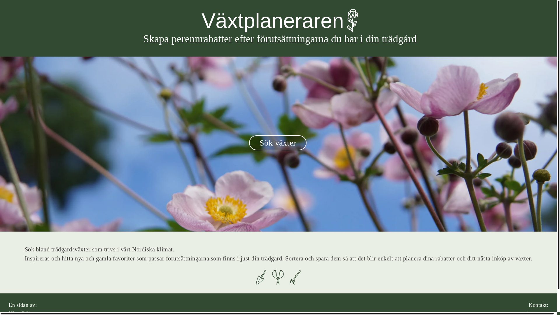 website screenshot of https://vaxtplaneraren.pages.dev/