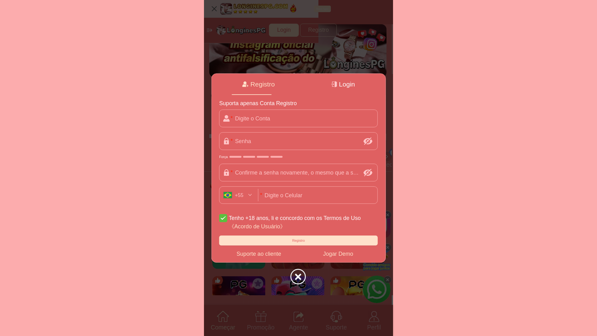 website screenshot of https://oe-vaga-lumepg.com/