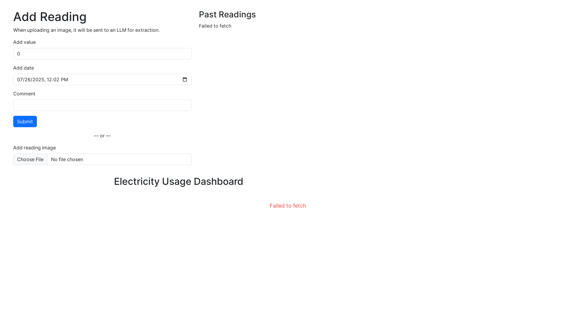 website screenshot of https://electricity-reading-front.pages.dev/