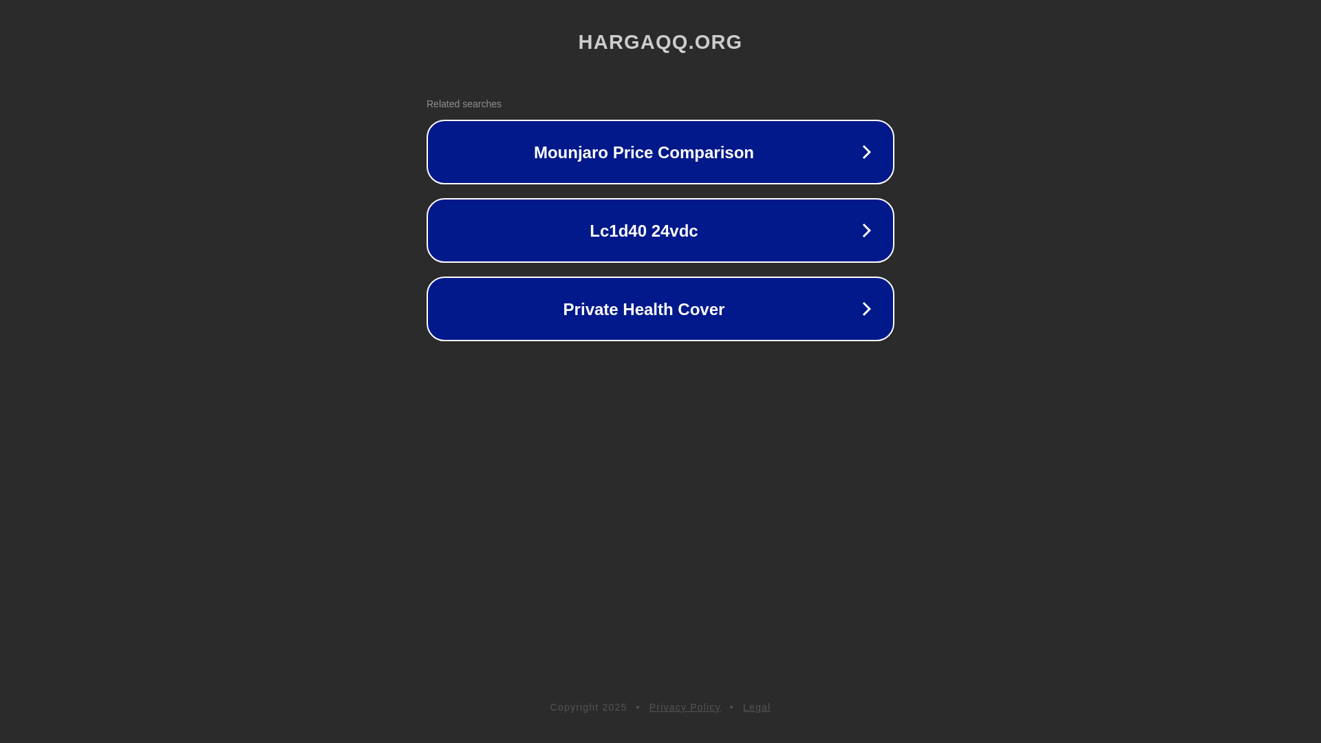 website screenshot of https://hargaqq.org/
