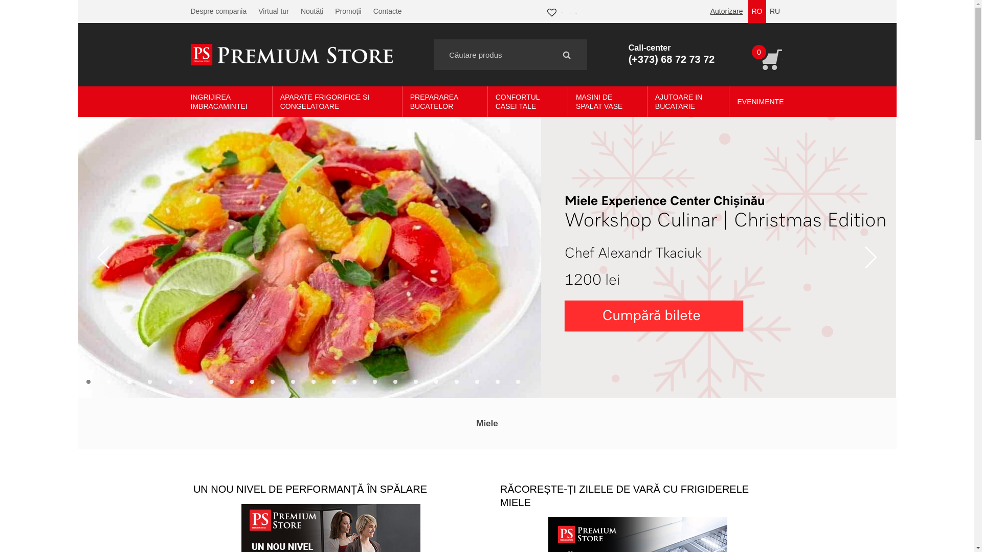 website screenshot of https://www.premiumstore.md/