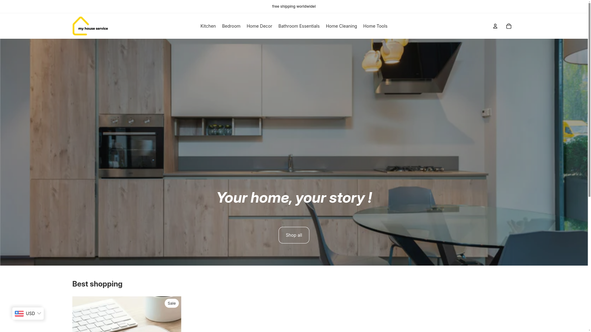 website screenshot of https://myhouseservis.com/