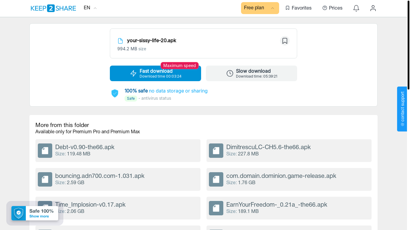 website screenshot of https://androidpornapk.com/file/your-sissy-life-20.apk/7021?expires=1750115614&signature=381c6e0f8665ec14144c8addc065a4d57730b2c65943d4be2b6330ce459ecd95