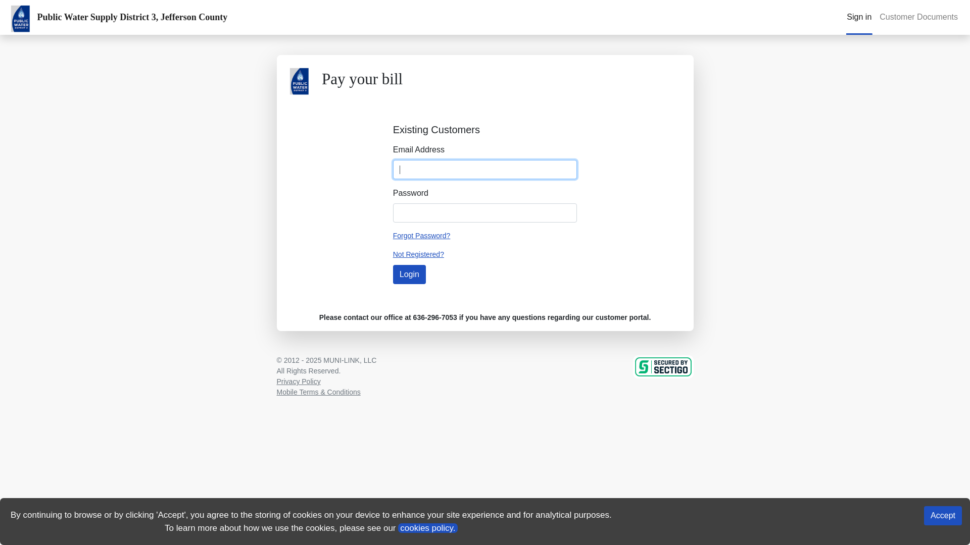 website screenshot of https://pwsd3.authoritypay.com/site/login