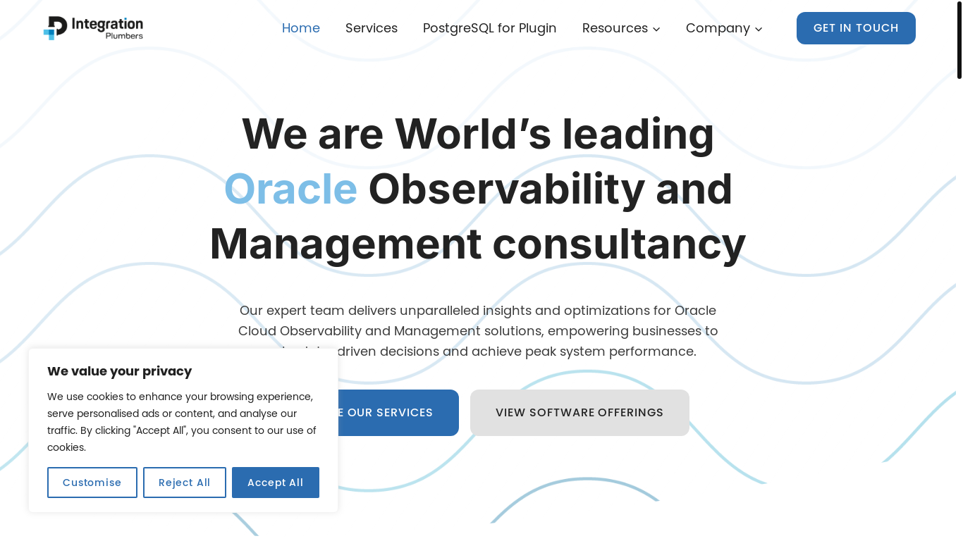 website screenshot of https://iplumbersconnect.com/
