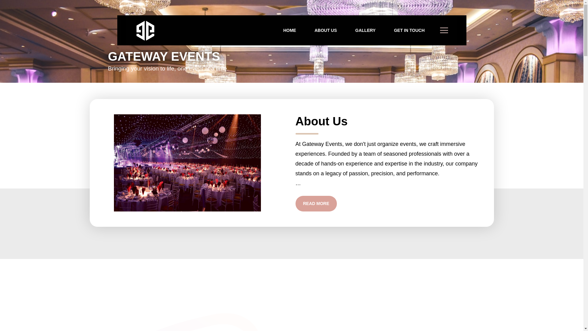 website screenshot of https://gatewayeventsuae.com/