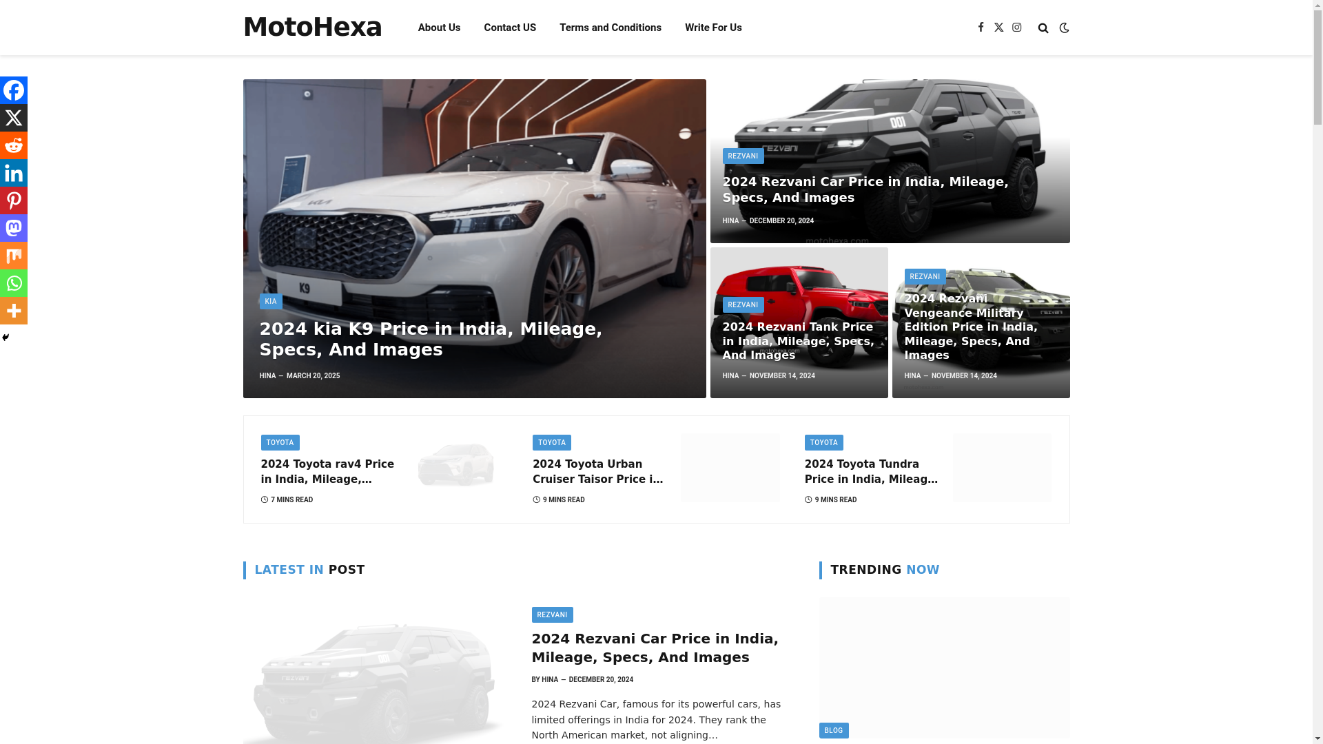 website screenshot of https://motohexa.com/