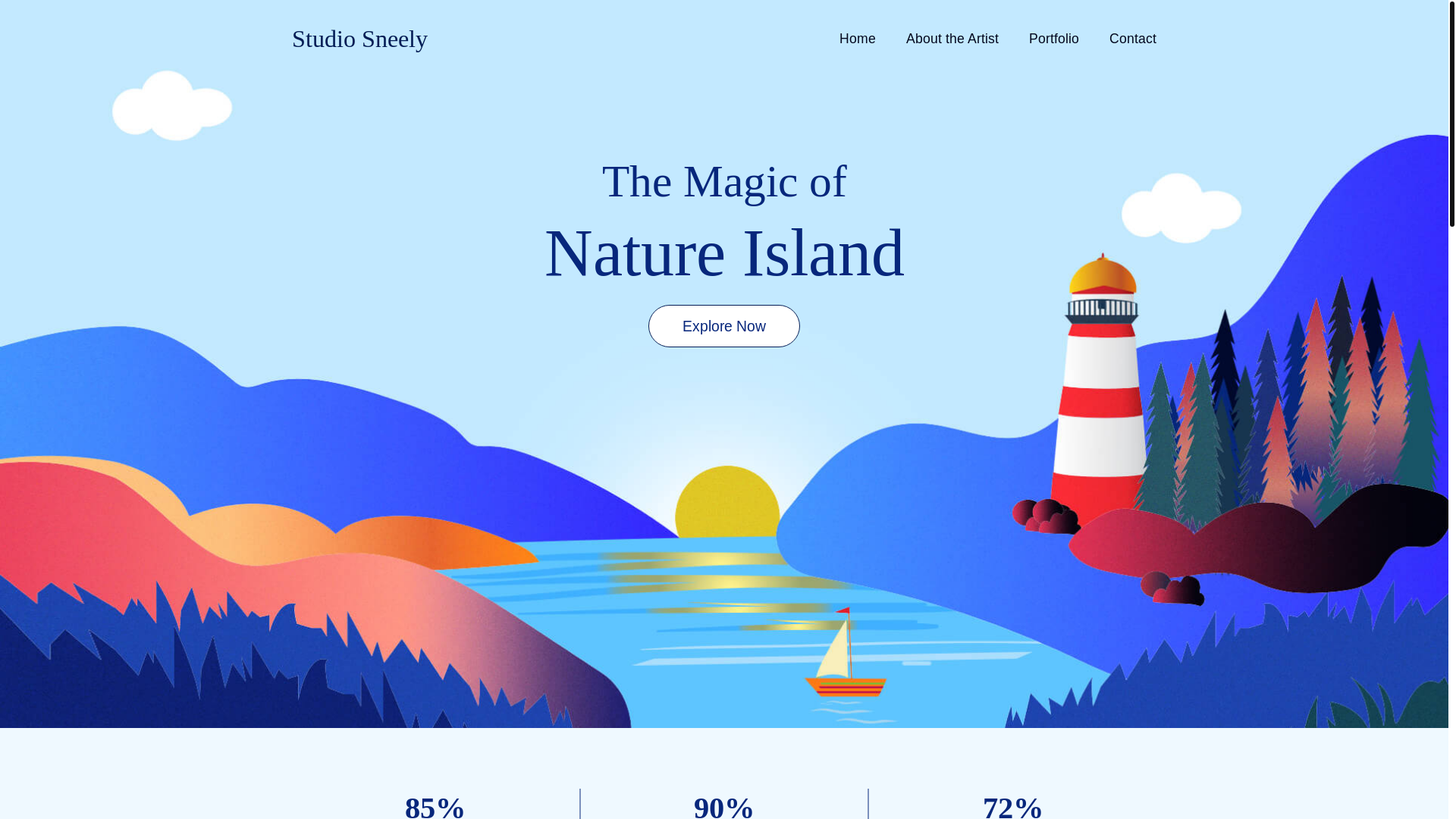 website screenshot of https://itsstudiosneely.com/
