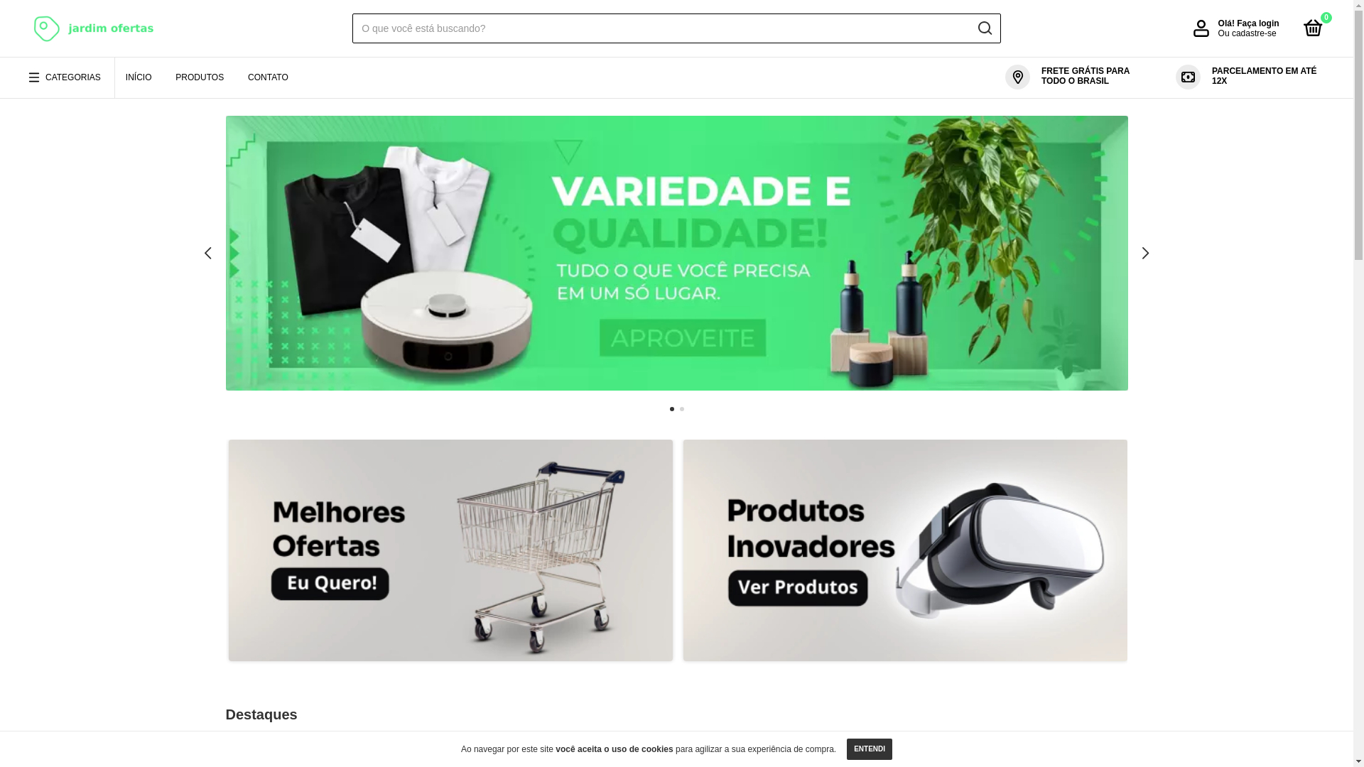 website screenshot of https://quintalverde.com.br/