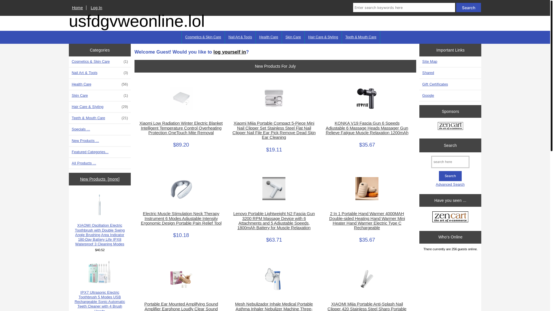 website screenshot of https://usfdgvweonline.lol/