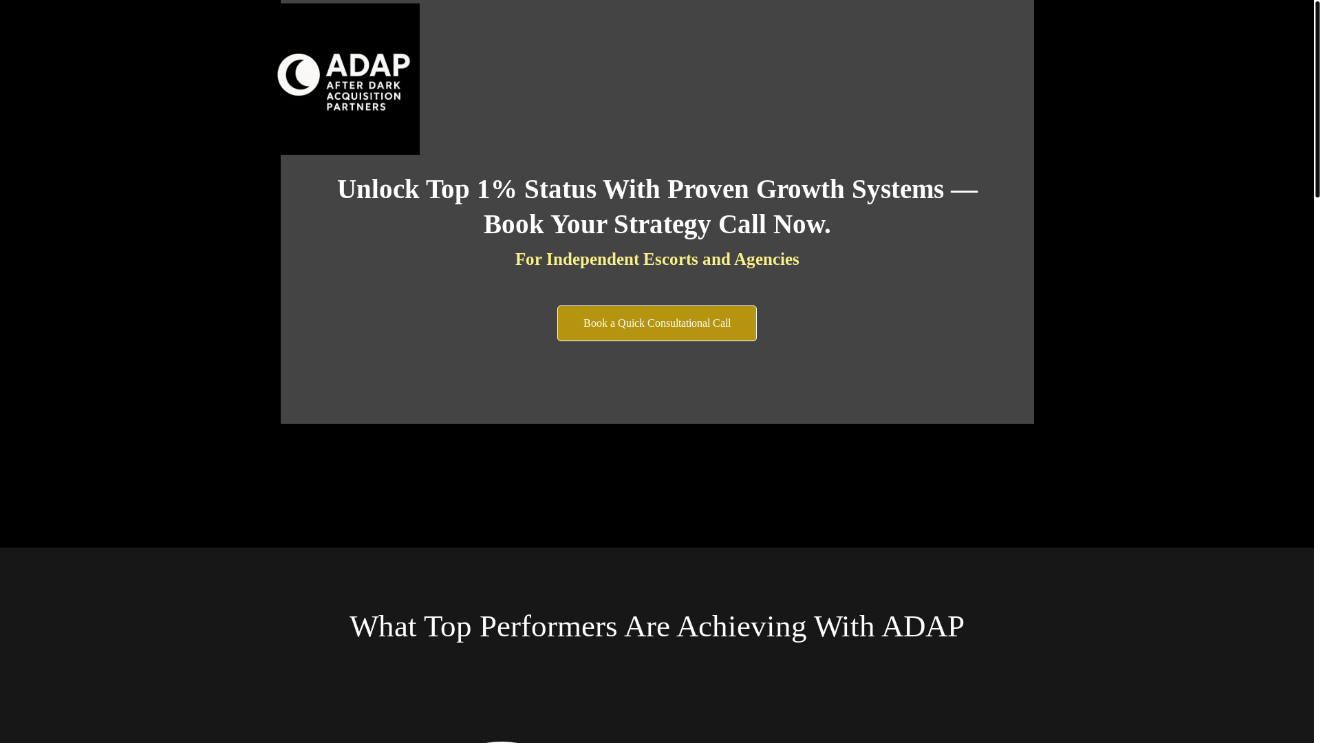 website screenshot of https://afterdarkacq.com/