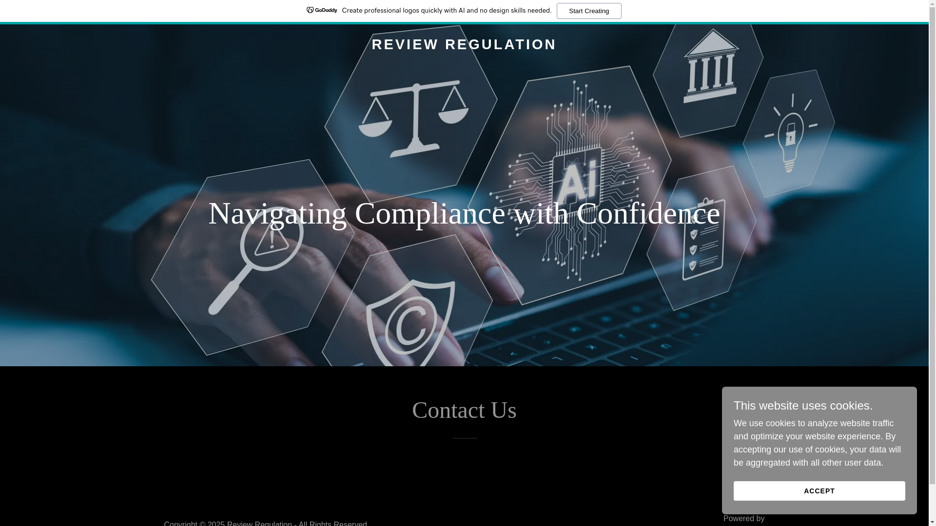 website screenshot of https://reviewregulation.in/