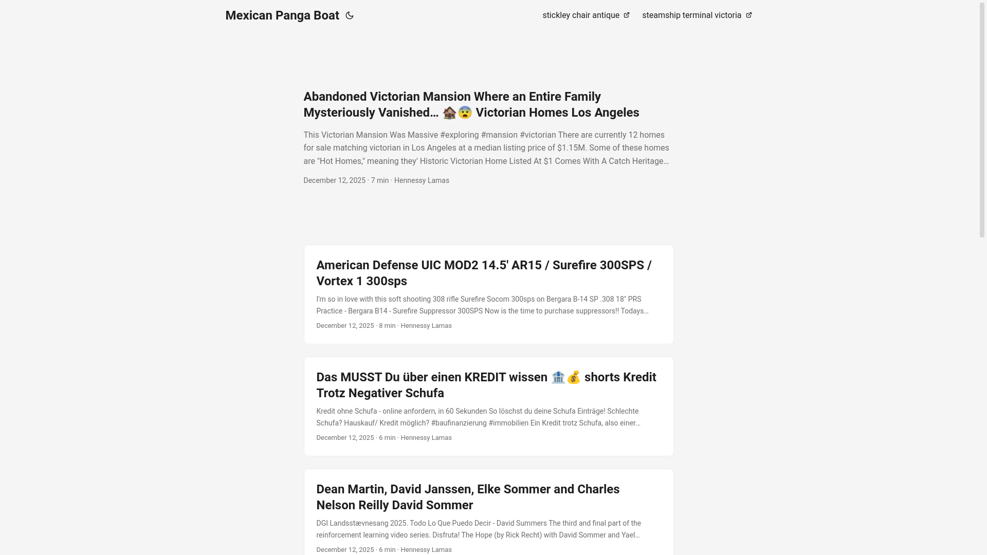website screenshot of https://mexicanpangaboat.pages.dev/